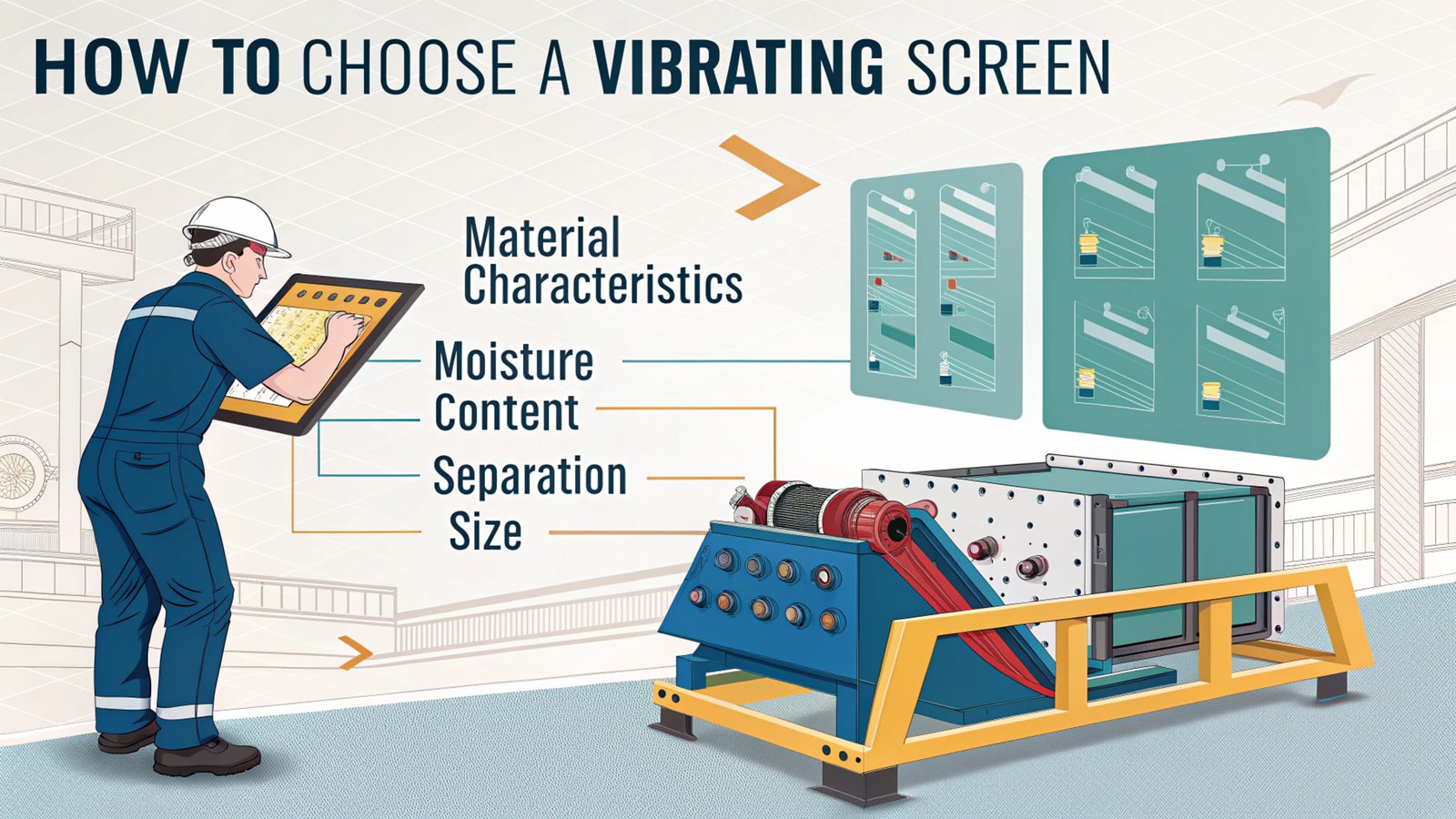 vibrating screen types aggregate