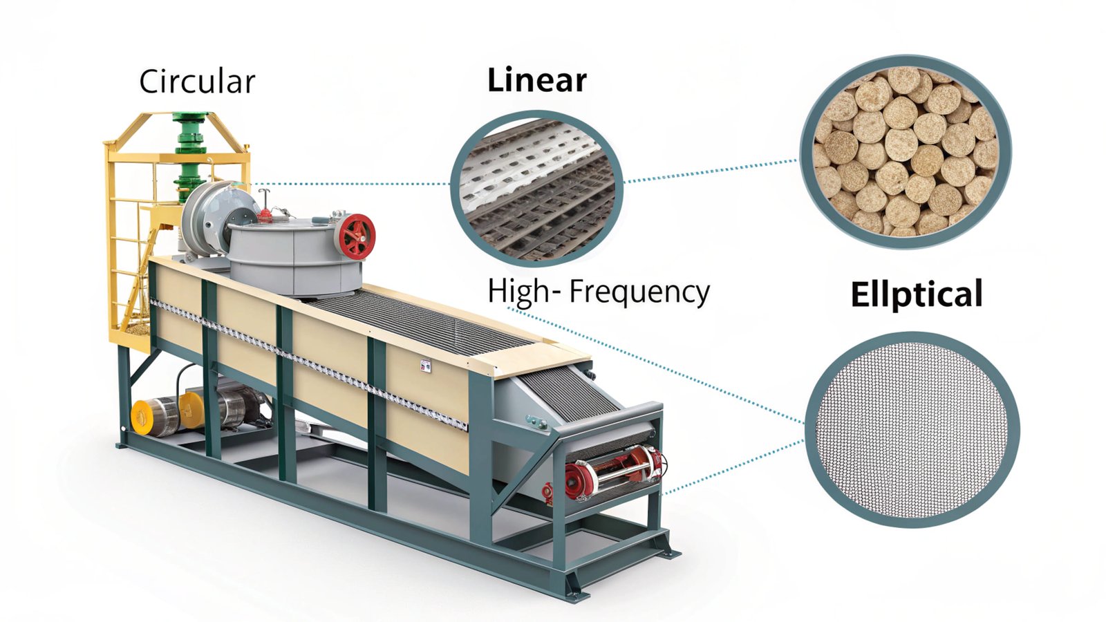 aggregate screens dewatering vibrating