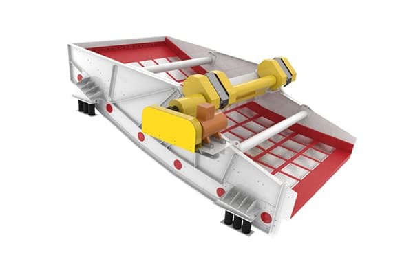 What materials can be processed by vibrating screens?