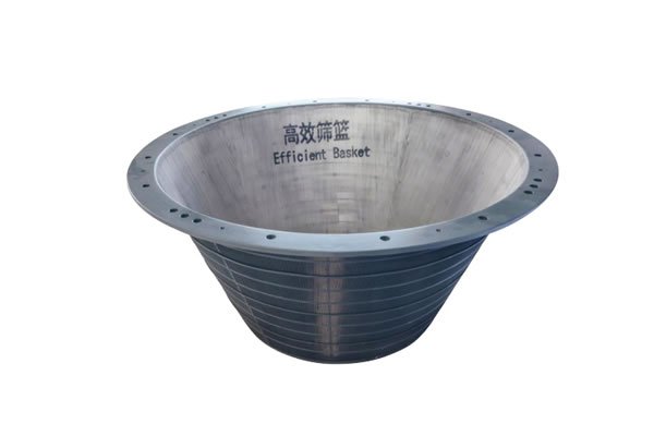 High efficiency centrifuge basket