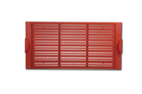 Polyurethane wide screen slot continuous slot screen plate