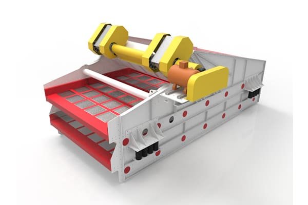 Double-layer linear screen